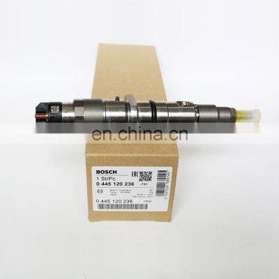 Genuine Diesel injector 0445120236 for common rail injector Assy 0445120029,0445120125,0986435554 for PC350-7 5263308 engine