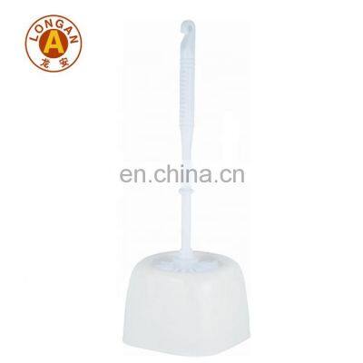 Free Sample White Black Plastic Bristle Stainless Steel 304 Holder wc Disposable Toilet Brush Rubber photo-2