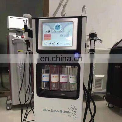 Newest 7 in 1Microdermabrasion Facial Cleansing Machine With Skin Analysis Water Oxygen Jet Aqua Peeling