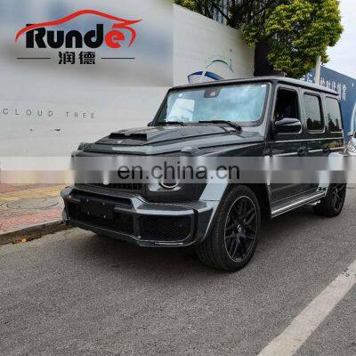 Runde Car Modification For Mercedes-Benz W463 G63 Upgrade to Barbos Body Kit G500 G63 Front and Rear Bumper Wheel Eyebrows photo-3