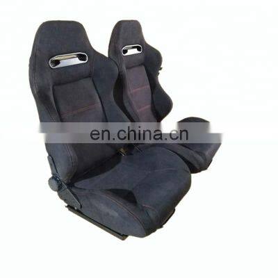 Adjustable cloth Black fabric with single slider Upholstery JBR1035 sports racing  seat