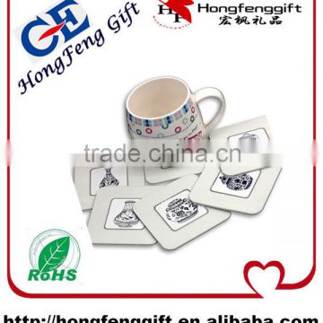 Hot Selling High Quality customized soft pvc cup mat/rubber Cup Mat