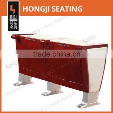 aluminum leg woode Europe design auditorium chair HJ8010-L