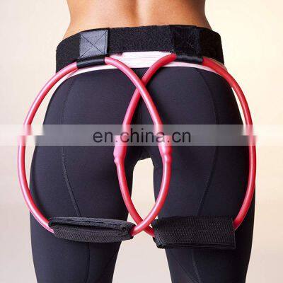 Custom Workout Pink Ankle Fitness Gym Latex Resistance Bands Tube Set photo-3