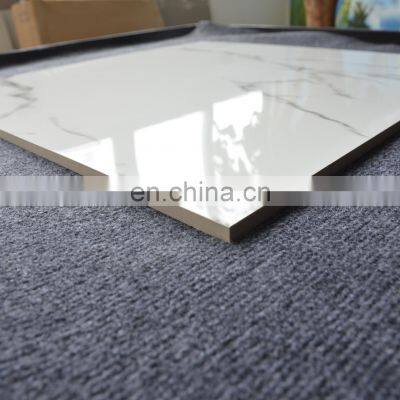 Discontinued Marble Slabs Kitchen Super White Porcelain Large Format Ceramic Flooring Effect Glazed Tiles