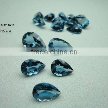 London Blue topaz Loose gems and jewelry Faceted cut