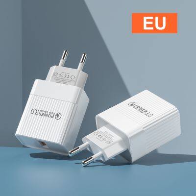 QC3.0 Single USB Mobile Phone Fast Charger Usb Plug 5V3.4A European and American Standard Power Adapter photo-5