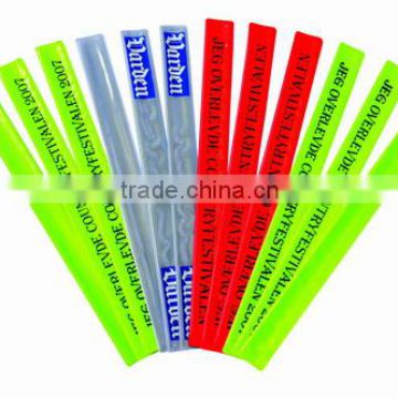 Hot selling reflective safety armband slap band wristband