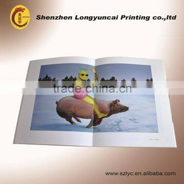 2014 Shenzhen Factory Small Quantity Accepted OEM Silk-screen Finishing and Sewed Stitching Binding Oem Soft Cover Book Printing