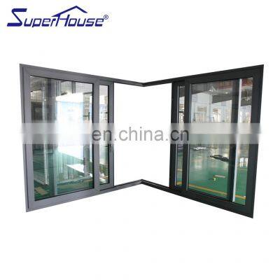 Superhouse Interior And Exterior AS2047 High Quality Double Glass Aluminium Sliding Heavy Door With German Brand Hardware