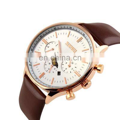 9117 Skmei Female Wristwatch Jam Tangan Wanita Leather French Luxury Brands Watch