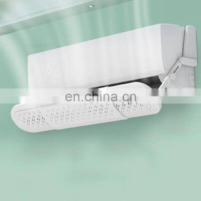 In Stock Adjustable Plastic Anti Cooled Baffle Wind Direction Telescopic Fitting Parts Air Conditioner Windshield Deflector