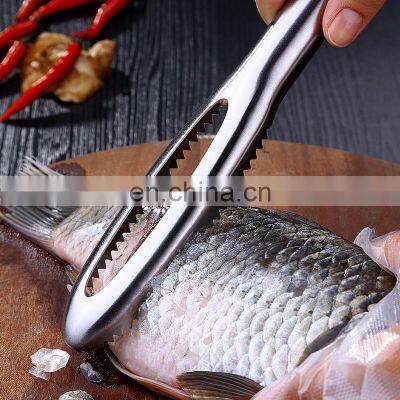 high quality 430 Stainless Steel Fish Scale Cleaner Scraper Fish Skin Remover Tools