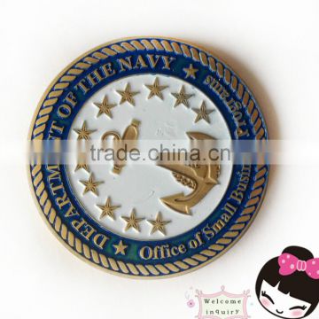 Custom metal lapel pin challenge coin office of the director