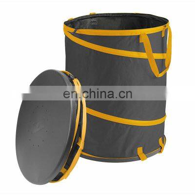 Heavy Duty Waterproof Outdoor Leaf Pop up Garden Waste Bag With Handles photo-2