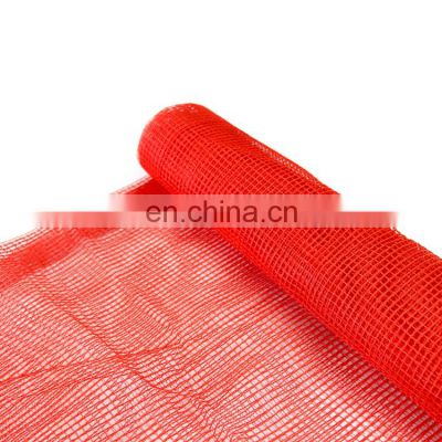 Scaffold nets plastic orange construction building scaffolding debris safety netting