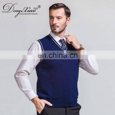 Fashion Clothing Men Woolen Sweaters Jackets Turkey Pullover V Neck Wool Vest