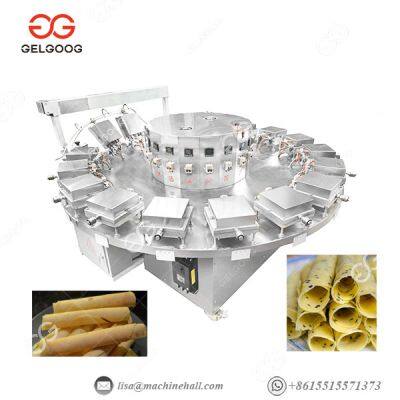 Automatic Rolled Sugar Cone Baking Soft Ice Cream Cone Making Machine