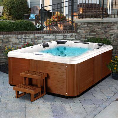 Modern 6-Person Acrylic Swim Spa Outdoor Hot Tub with Massage Features for Hotels Sale Outdoor Whirlpool Pool