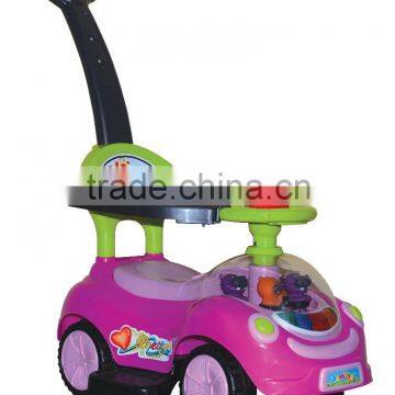 Hor Sale Kids Plastic Toy Ride On Car With Push Bar BM83-70Q