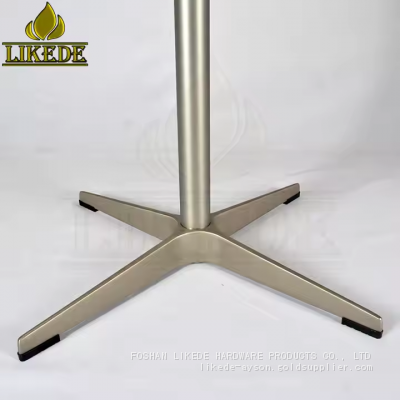 Aluminum Outdoor Folding Table Base Metal Foldable Furniture Legs for Restaurant Use photo-4
