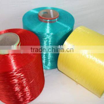 colored High Tenacity Super Low Shrinkage pet filament polyester yarn