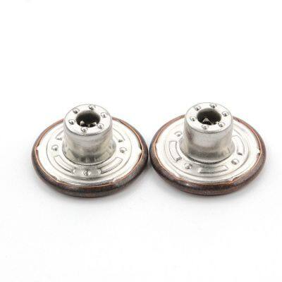 Custom EngravedCopper I Brass Metal Jeans Button Denim Clothes Jacket for Jeans Denim photo-2