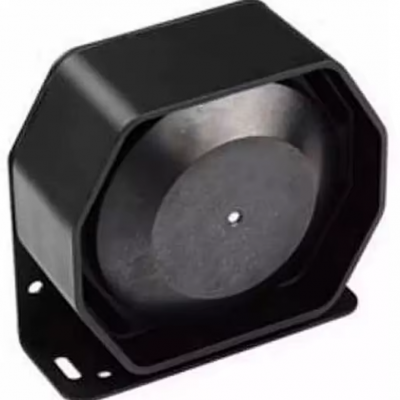 Черный автомобильный огнеупорный скорой помощи грузовик 80HM для дорожного движения, тревожный гудок-динамик 100Вт