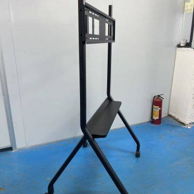 Mobile TV Cart, Adjustable Stand, Interactive Flat Panel Display, Herringbone Mobile Stand photo-3
