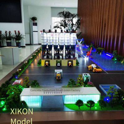 Customized Sand Table Models for Mixing Stations, Customized Industrial Mechanical Models, Customized Sand Tables