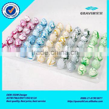 Cheap Custom Mini Colorful T001 Crack 2*3cm Dinosaur Egg Toys for Sale photo-2