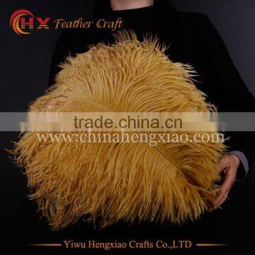 CHINA HX Wholesale Gold Ostrich Feathers 18inch