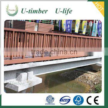 Composite deep embossing outdoor wpc decking 150x25mm