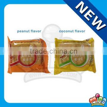 19g crispy biscuit ( peanut & coconut flavors)