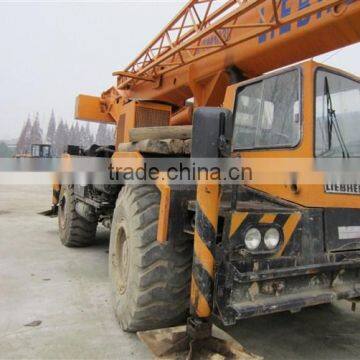 Shanghai Used Condition Liebherr 30t Rough Terrain Crane for Sale in Shanghai for Sale With Good Condition and High Quality photo-2