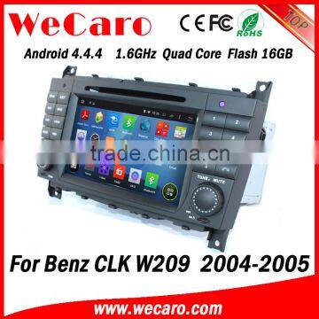 Wecaro WC-MB7508 Android 4.4.4 navigation system touch screen for mercedes clk w209 car dvd gps 2004 2005 mirror link