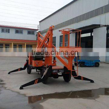 Excellent Performance 200kg Hydraulic Vertical Articulating Boom Self-propelled Man Lift