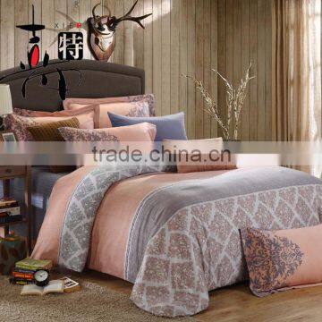 floral-print wholesale tencel bedding set with printing/comforter set