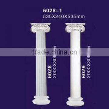 2015 new fashoin low price artificial marble column for decoration