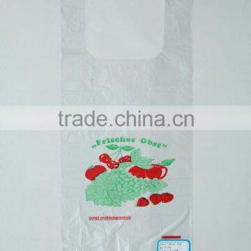 HDPE T-shirt Bag Vest Bag For Packing Vegetable