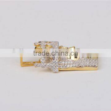 Micro Set 925 Silver Jesus Face Pendant 2015 Hip Pop Jewelry photo-3