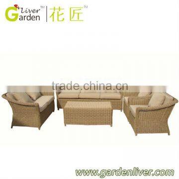 On Sale modular wicker outdoor sofa lounge setting resin wicker material suppliers