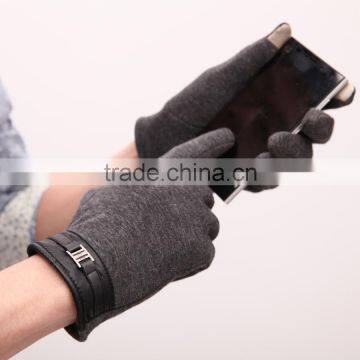 Men's Touch Screen Gloves , Use Device While Keeping Hands Warm ,Full Finger gloves