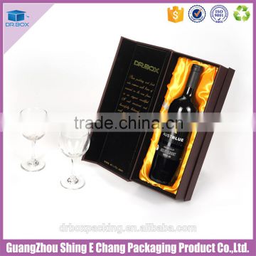 China professional producer paper packaging for bottles of wine