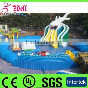 inflatable water park slide pool / inflatable water slide park / inflatable water park\slide\pool combo