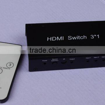 2016 Great Selling 3D Switch 3X1 Mini HDMI Switcher With V1.3