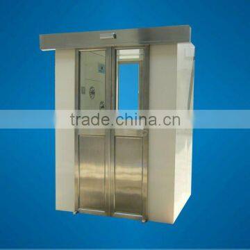 Industrial air shower with auto slide doors for food factory