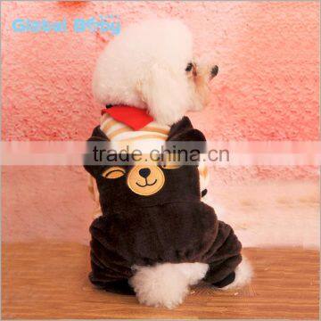 Promotional high quality fashion flannel small dog clothes