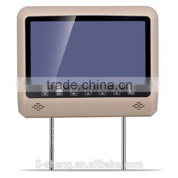 7 inch slot in car headrest combo with media player