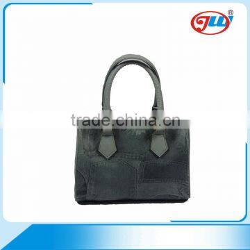 Lastest Fashion New Design Lady Leisure Denim Fabric Handbag photo-3